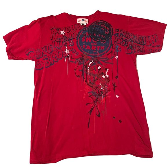 Ringling Bros Circus T-Shirt - The Greatest Show on Earth - Size L - 100% Cotton - Picture 1 of 6